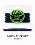 5 inch stick bait Junebug