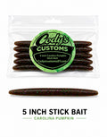5 inch stick bait Carolina Pumpkin