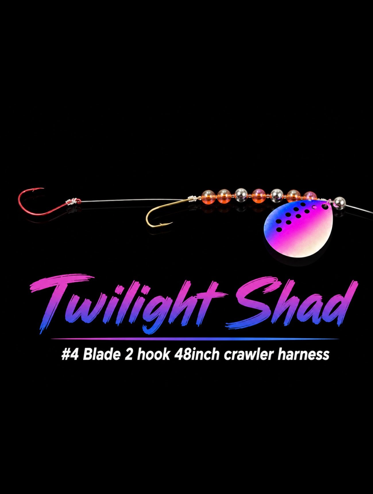 Crawler Harness 48inch Twilight Shad